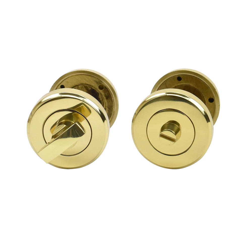 Bathroom Tumbturn & Release 52x8 mm Polish Brass